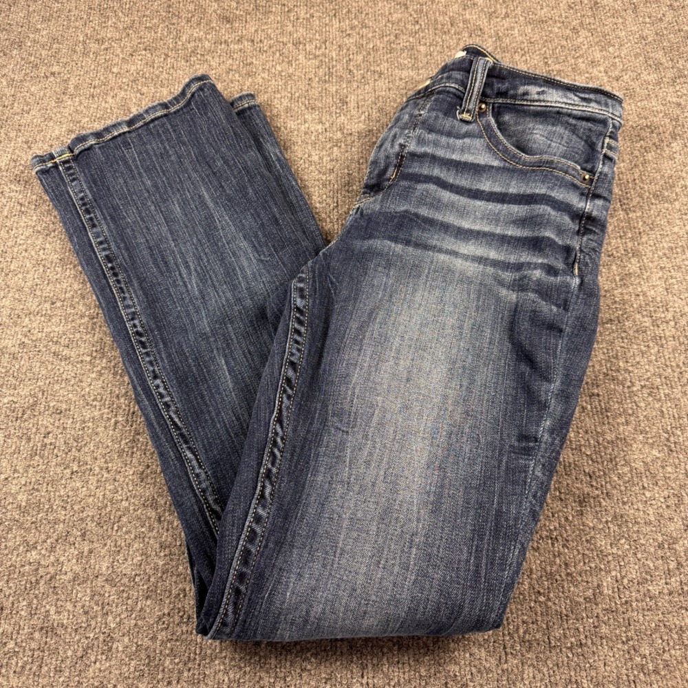 BKE Gabby Jeans Women 26x31.5 Blue Excellent Curvy High Rise Tailored Bootcut